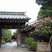 Temple with crepe-myrtle