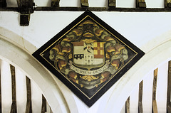 Godshill church Isle of Wight - memorial panel