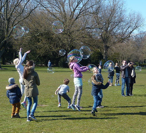 Head in a bubble...