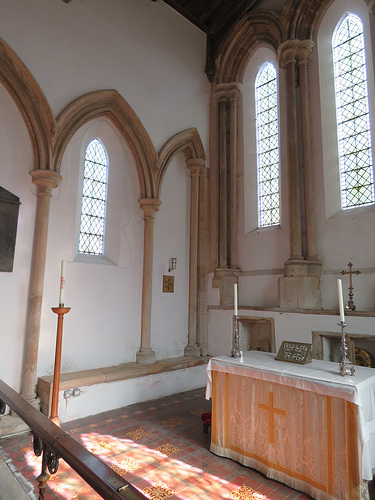 alconbury church, hunts   (34) c13 chancel