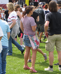 denim miniskirt