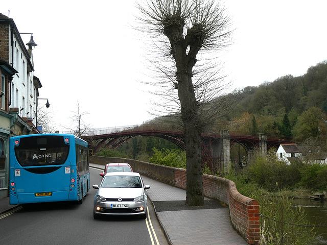Arriva Midlands North 2144 (MX12 JXF) in Ironbridge - 19 Apr 2023 (P1150257)