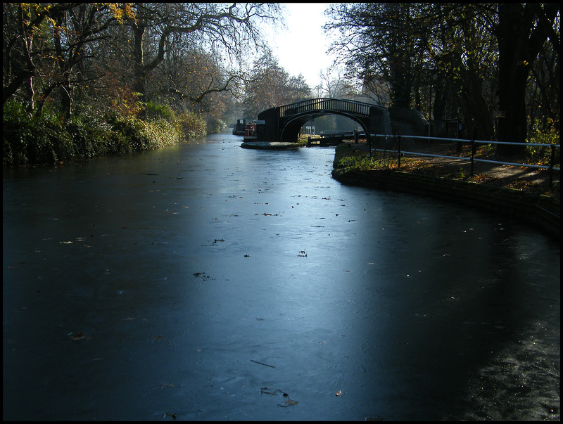 ice at the winding hole