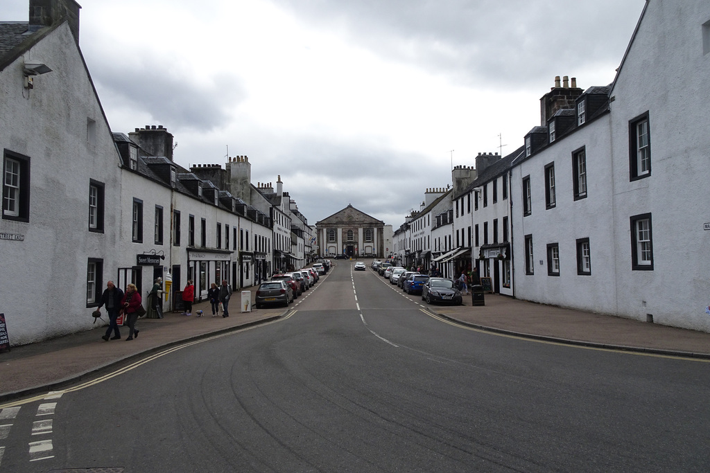 Looking Up Main Street