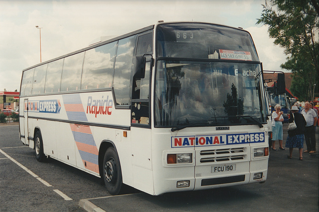 Northern National FCU 190 at Ferrybridge - 13 Aug 1994 Northern National FCU 190 at Ferrybridge - 13 Aug 1994