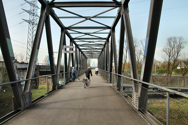 Brücke über Kanal und Emscher (Oberhausen) / 8.04.2018