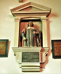 burford church, oxon (6) c17 effigy on tomb of john harris +1674