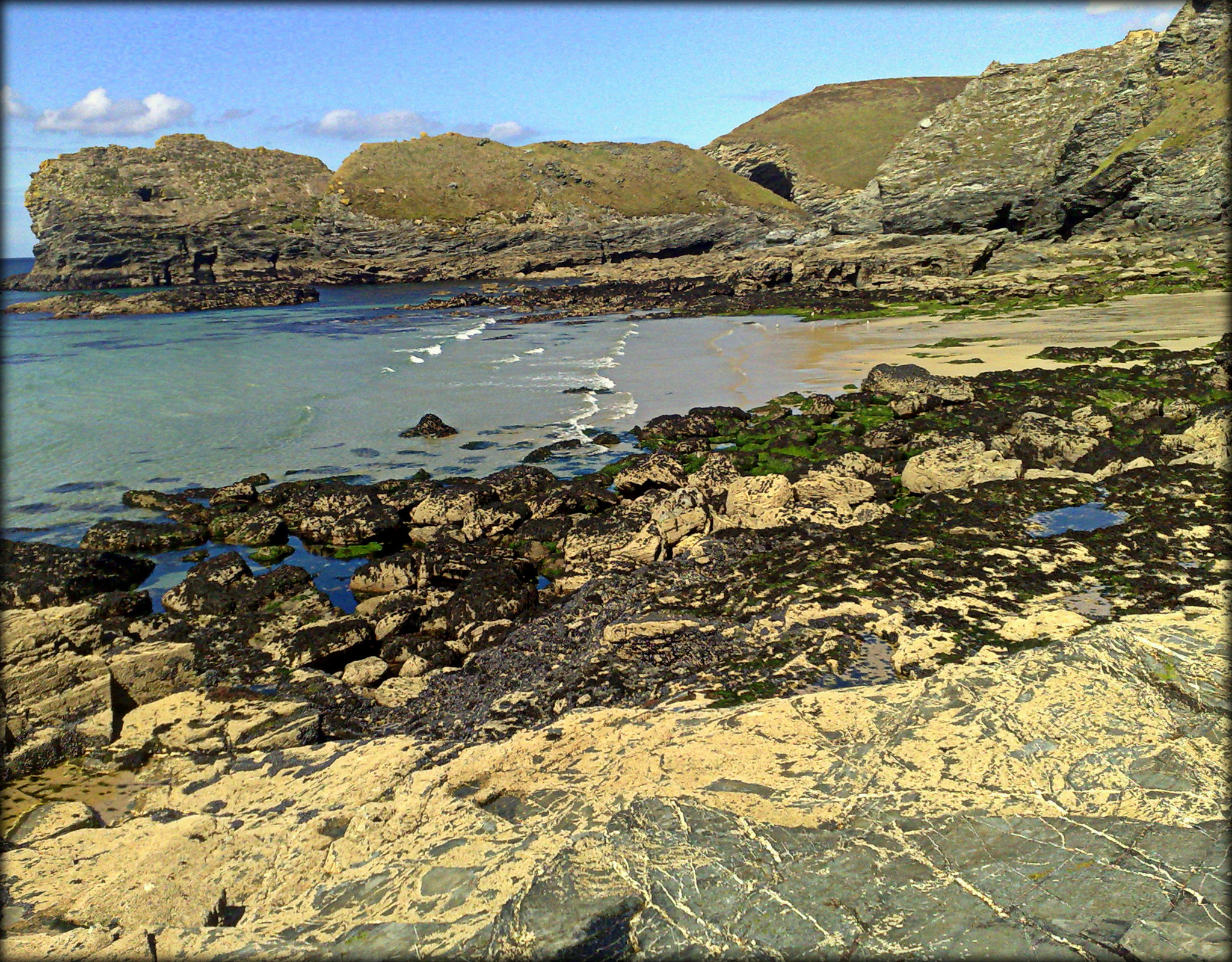 Basset Cove to Porthcadjack. Part of my low tide walk.