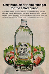 Heinz White Vinegar Ad, 1966