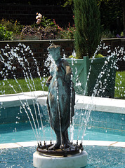 Detail of a Fountain in the Italian Garden at Planting Fields, May 2012