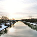 Wesel-Datteln-Kanal von der Drewer Brücke aus (Marl) / 14.02.2021