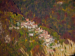 Il presepe autunnale di Oriomosso (Biella)