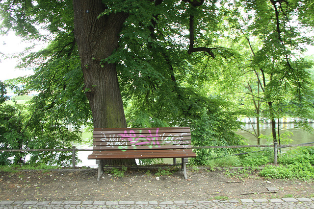 Tree + bench = L