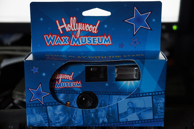 Hollywood Wax Museum One-Time-Use Camera