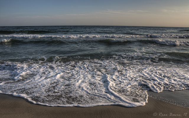 Waves at Brusand beach