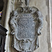 burford church, oxon (13) c17 tomb of richard bartholomew +1689, unusual and elegant cherubs with large craniums