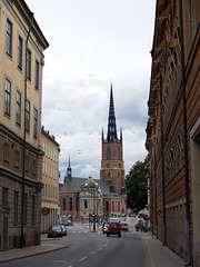 Stockholm, Riddarholmskyrkan from Slottskajen