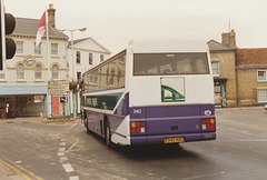 Ipswich Travel (Ipswich Buses) 340 (E340 KBJ) in Stowmarket – 16 Jul 1989 (92-13A)