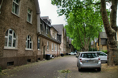 Stollenstraße in der Zechensiedlung Lohberg (Dinslaken) / 4.06.2020