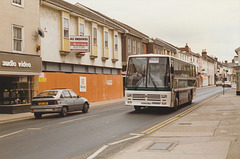 Ipswich Travel (Ipswich Buses) 340 (E340 KBJ) in Stowmarket – 16 Jul 1989 (92-12A)