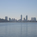 Perth Skyline From The Swan River