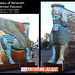 Lamassu of Nineveh - two sides - outside the Towner Gallery - Eastbourne - 28 11 2023