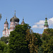 Киев, Собор Св.Пантелеймона и Церковь Благовещения Пресвятой Богородицы со стороны Парка Феофания