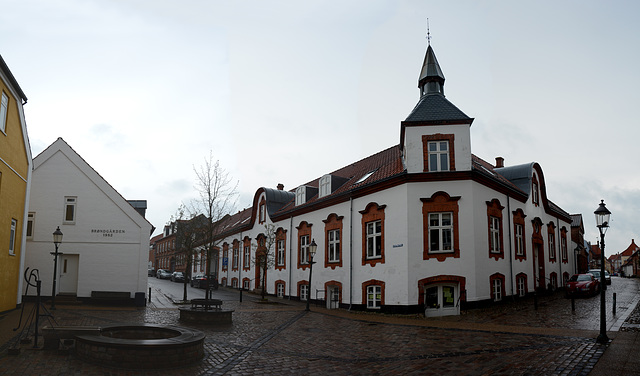 Denmark, Viborg, Small Square in the Sct. Mogens Street