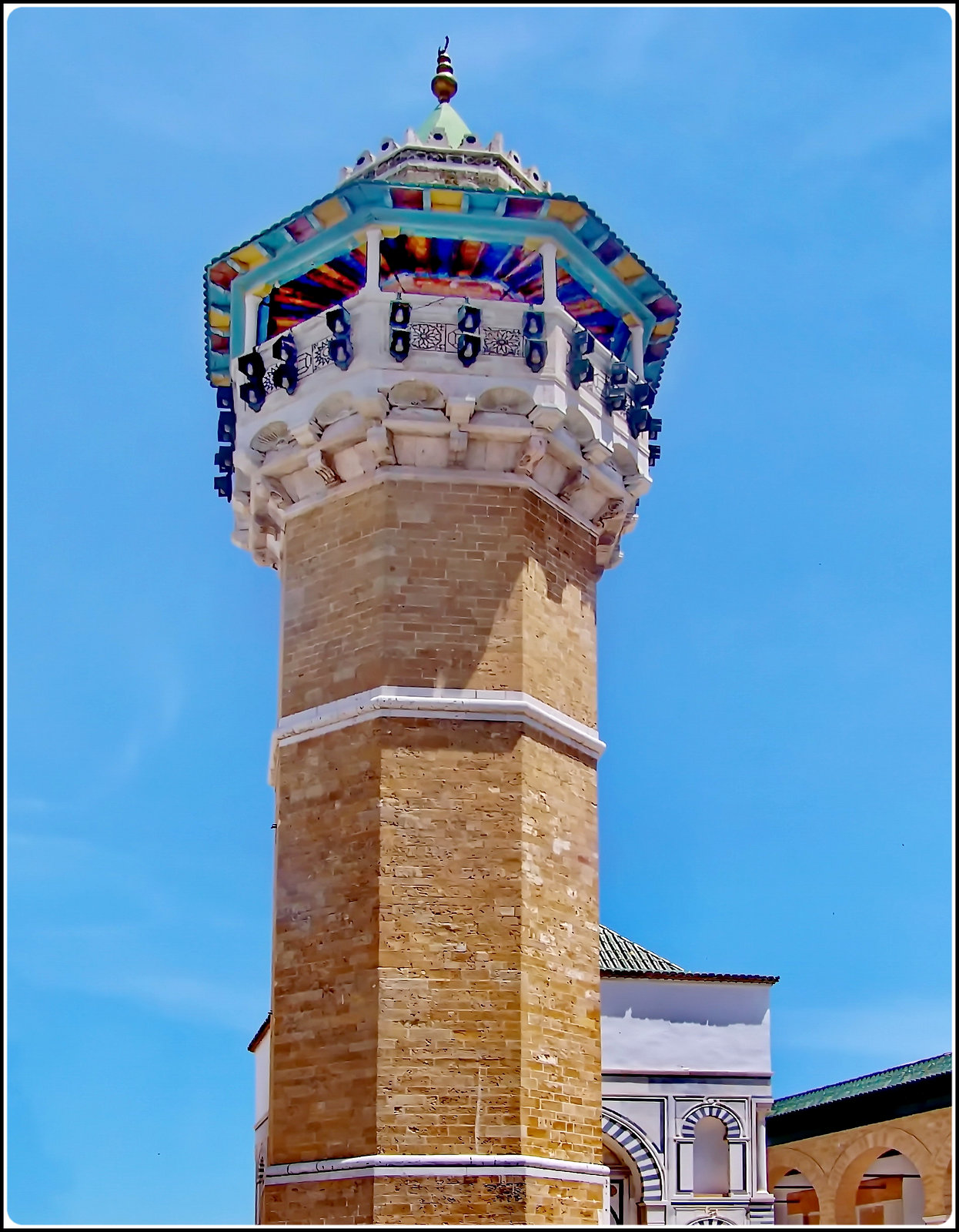 Tunisi : la Mosque Hammouda Pacha sopra la Medina