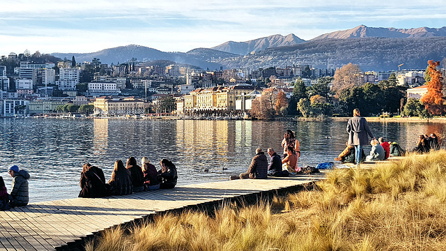 Spiaggia pubblica,  Lugano.