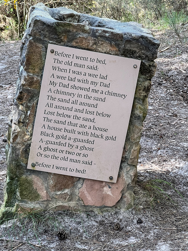 Memories of the village houses buried under the Culbin sands