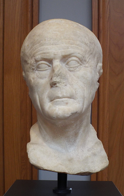 Head of an Old Man in the Getty Villa, June 2016