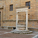 Italy, Pienza, Ancient Roman Fountain on the Square of Pio II