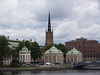 Stockholm, Riddarholmskyrkan from Riksbron