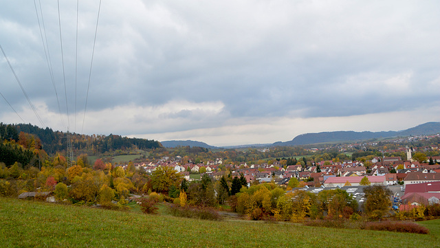 Blick zum Gaildorf