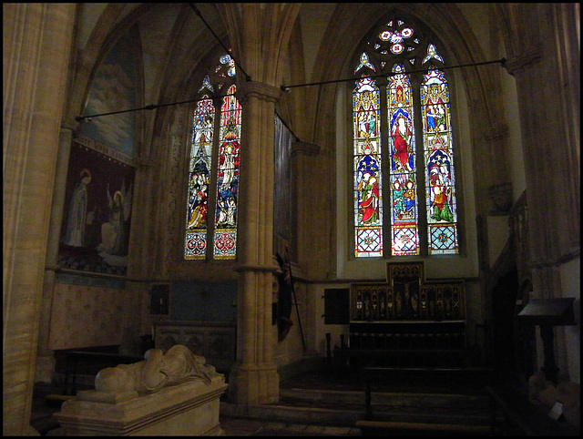 stained glass windows