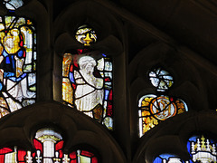 burford church, oxon (20)  east window c15 glass