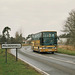 P & D Tours of Kirtling leaving Mildenhall – 27 Feb 1994 (215-12)