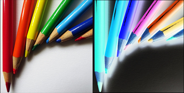 Coloured pencils