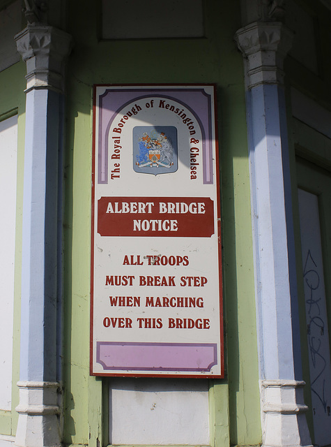 Albert Bridge Notice