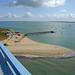 Noirmoutier  - vue depuis le pont de l'ile  -