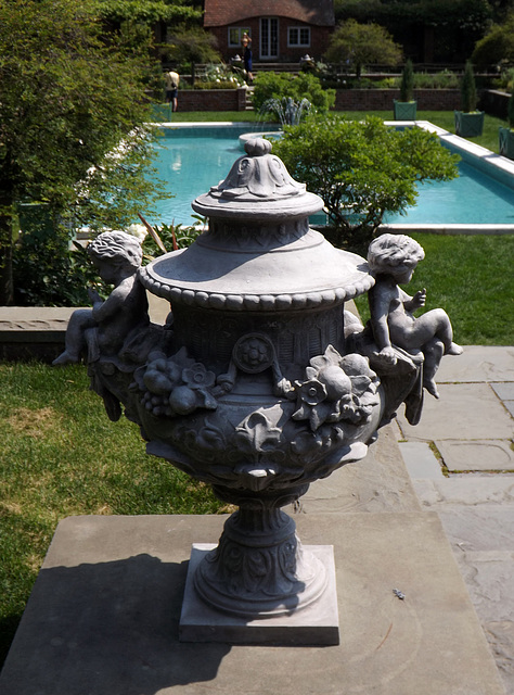 Urn in the Italian Garden at Planting Fields, May 2012