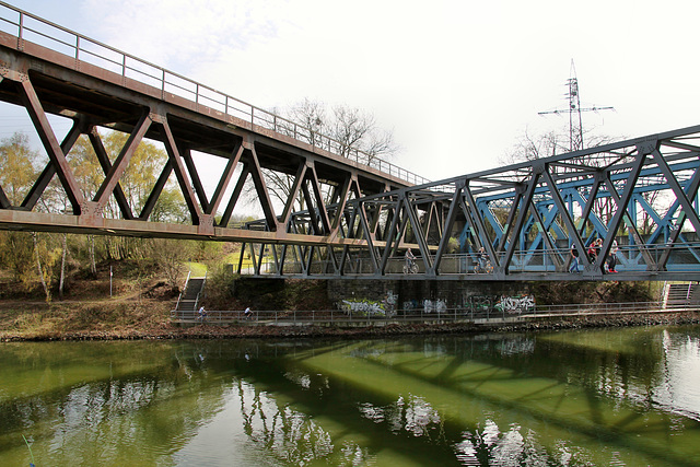 Rhein-Herne-Kanal, Brücken (Oberhausen) / 8.04.2018