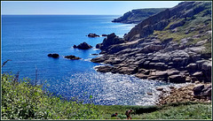 The Penberth Cove section of the coast path, for Pam.