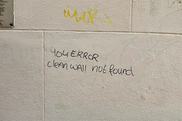 404 Error – Clean wall not found