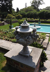 Urn in the Italian Garden at Planting Fields, May 2012