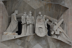 Barcelona, La Sagrada Família, Sculptural Details