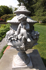 Urn in the Italian Garden at Planting Fields, May 2012