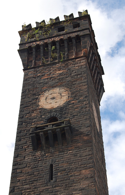 Accumulator tower, Alfred Dock, Wallasey, Merseyside