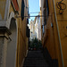 Greece, Kerkyra-City, Narrow Staircase Passage from Nikiforou Theotoki Street to Theotoki Kotardou Street